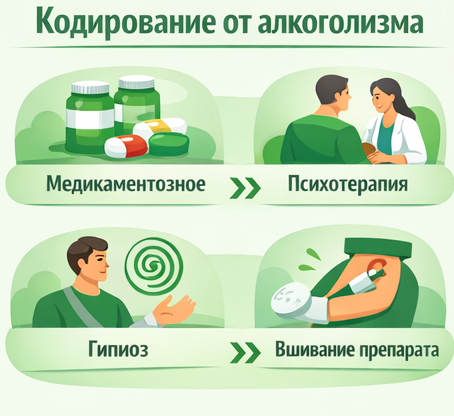 кодирование от алкоголизма в Луховицах Санати